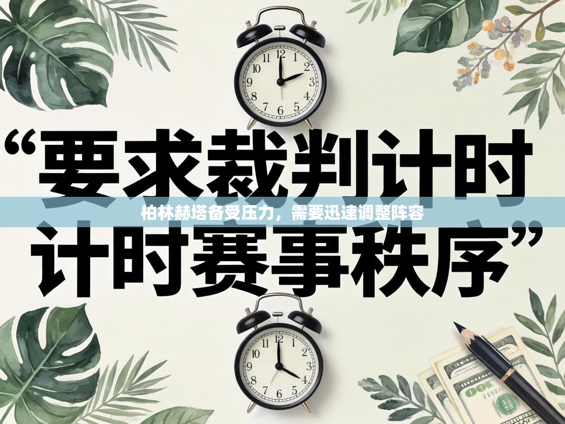 柏林赫塔备受压力，需要迅速调整阵容